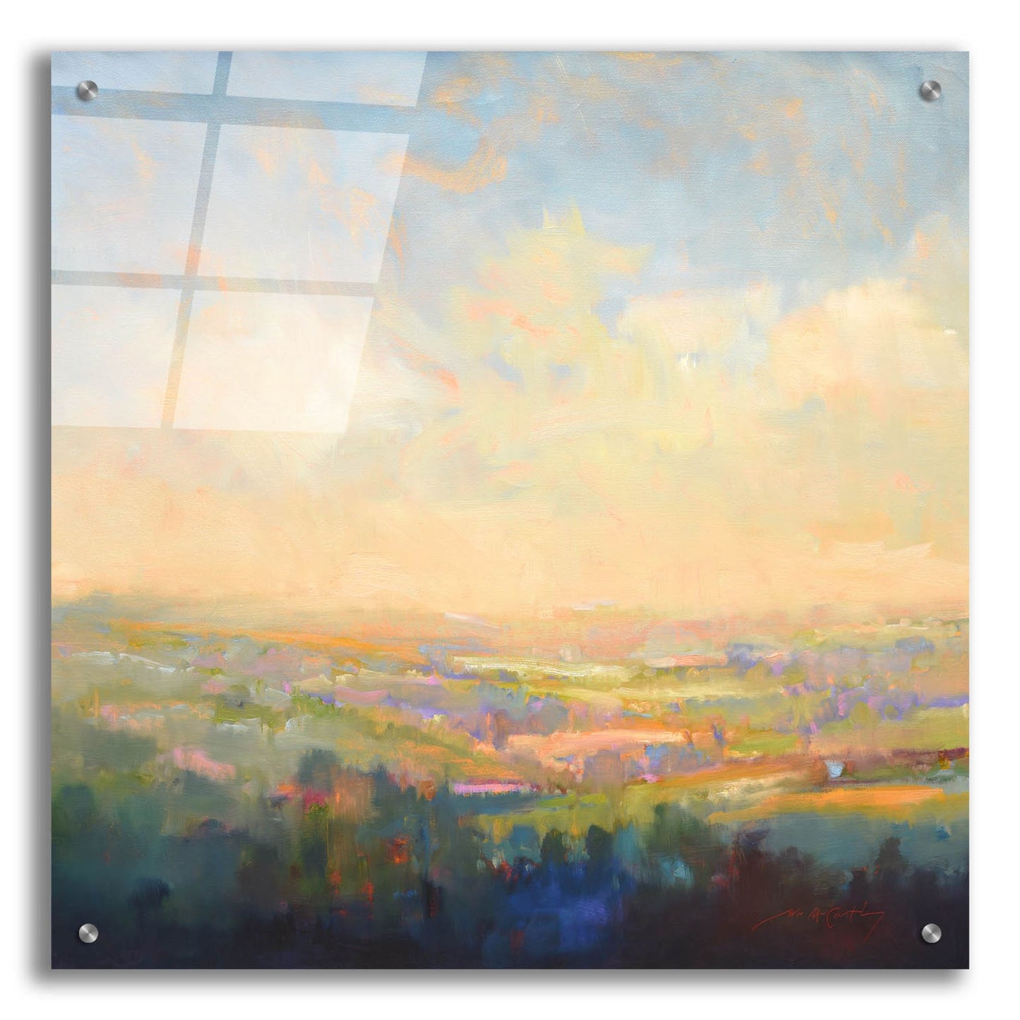 Epic Art 'Spring Colors' by William Mccarthy, Acrylic Glass Wall Art