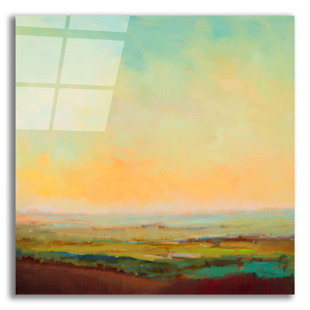 Epic Art 'Pink Edge' by William Mccarthy, Acrylic Glass Wall Art