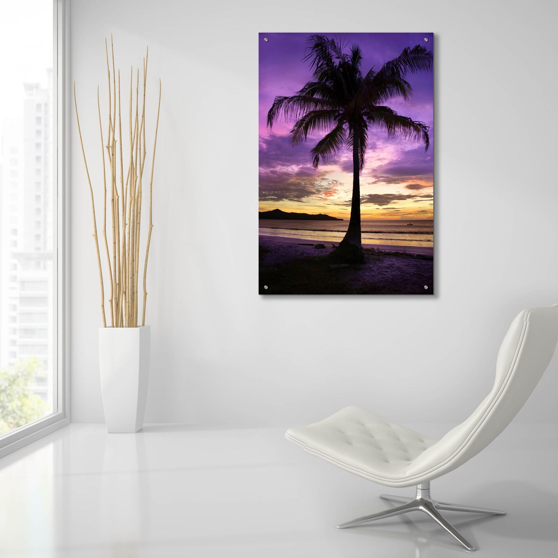 Epic Art 'Brasalito Bay Costa Rica' by Winthrope Hiers, Acrylic Glass Wall Art,24x36