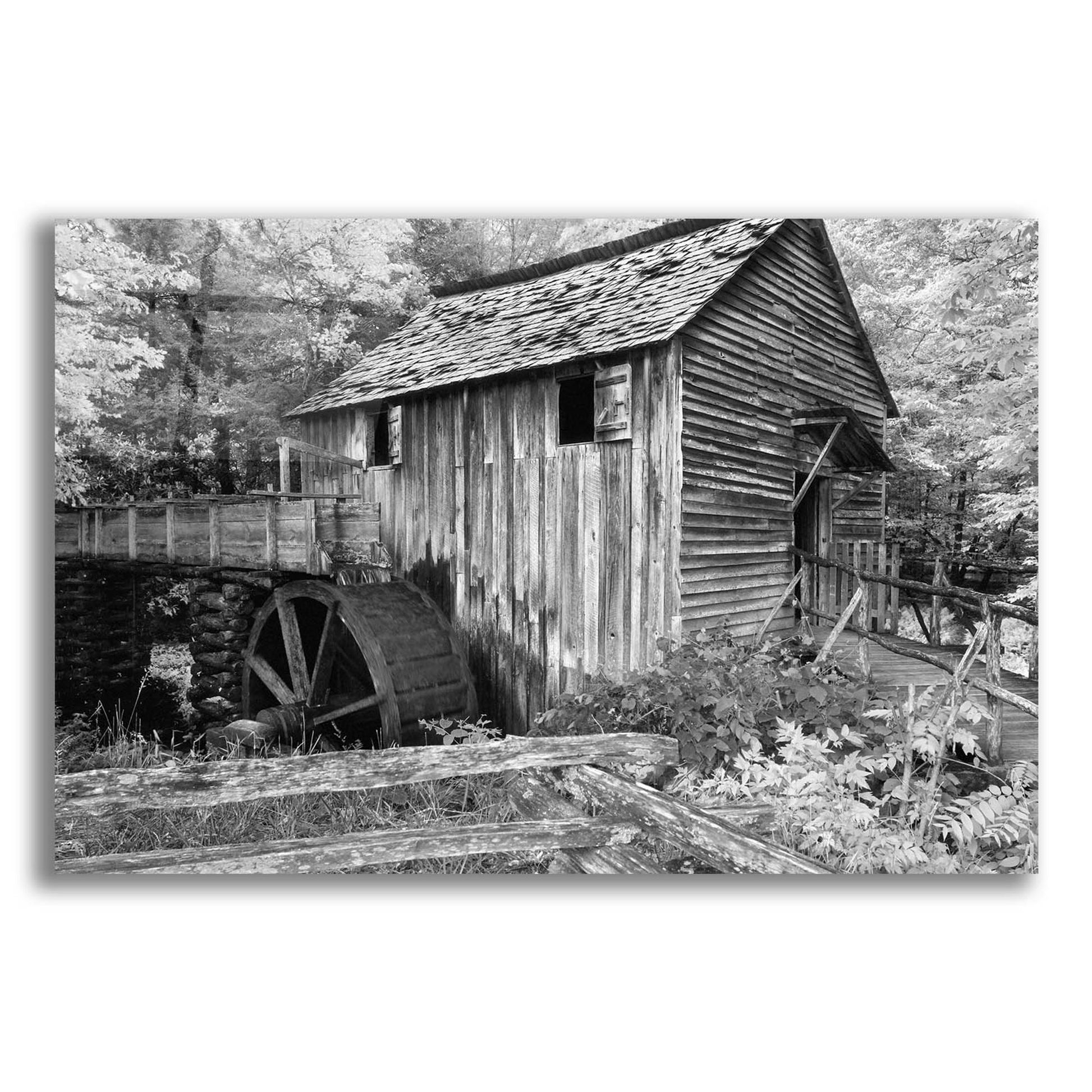 Epic Art 'Cable Mill Cades Cove' by Winthrope Hiers, Acrylic Glass Wall Art,24x16