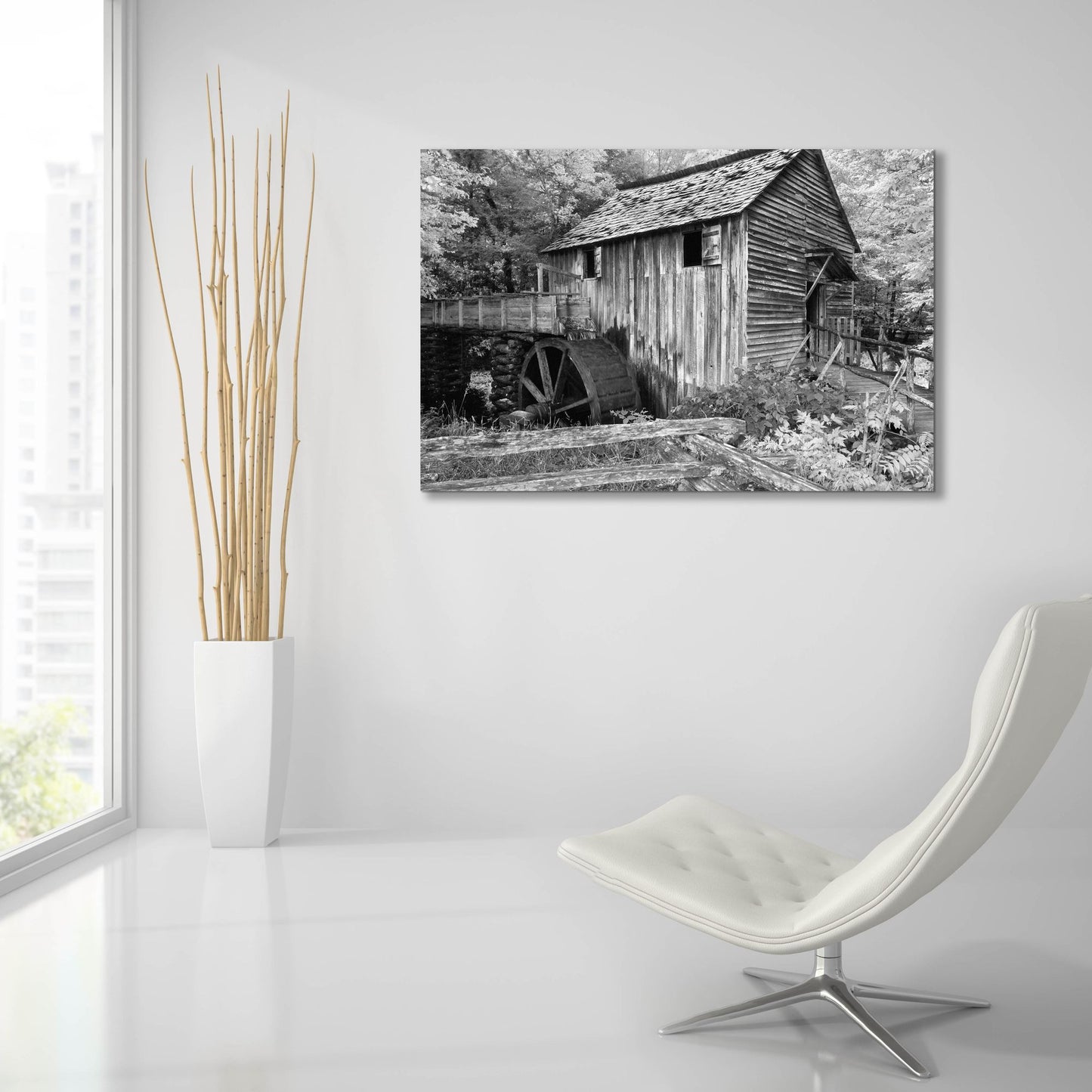 Epic Art 'Cable Mill Cades Cove' by Winthrope Hiers, Acrylic Glass Wall Art,36x24