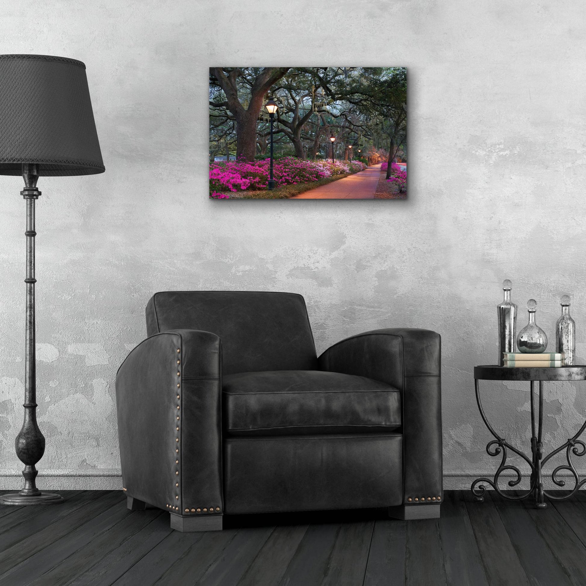 Epic Art 'Forsythe Park' by Winthrope Hiers, Acrylic Glass Wall Art,24x16