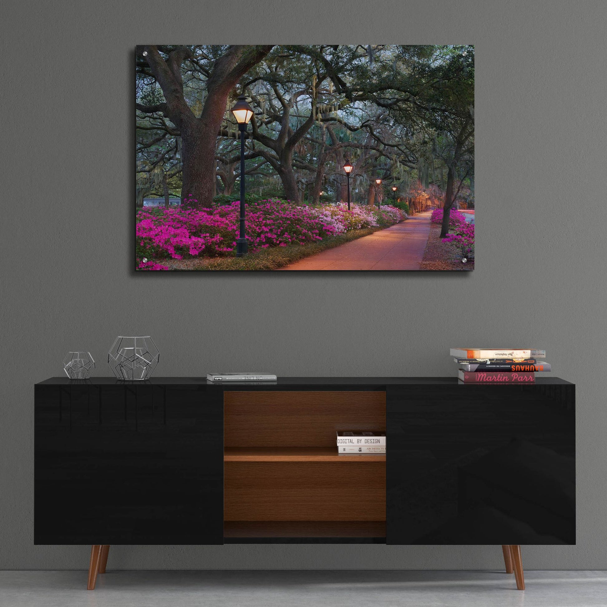 Epic Art 'Forsythe Park' by Winthrope Hiers, Acrylic Glass Wall Art,36x24