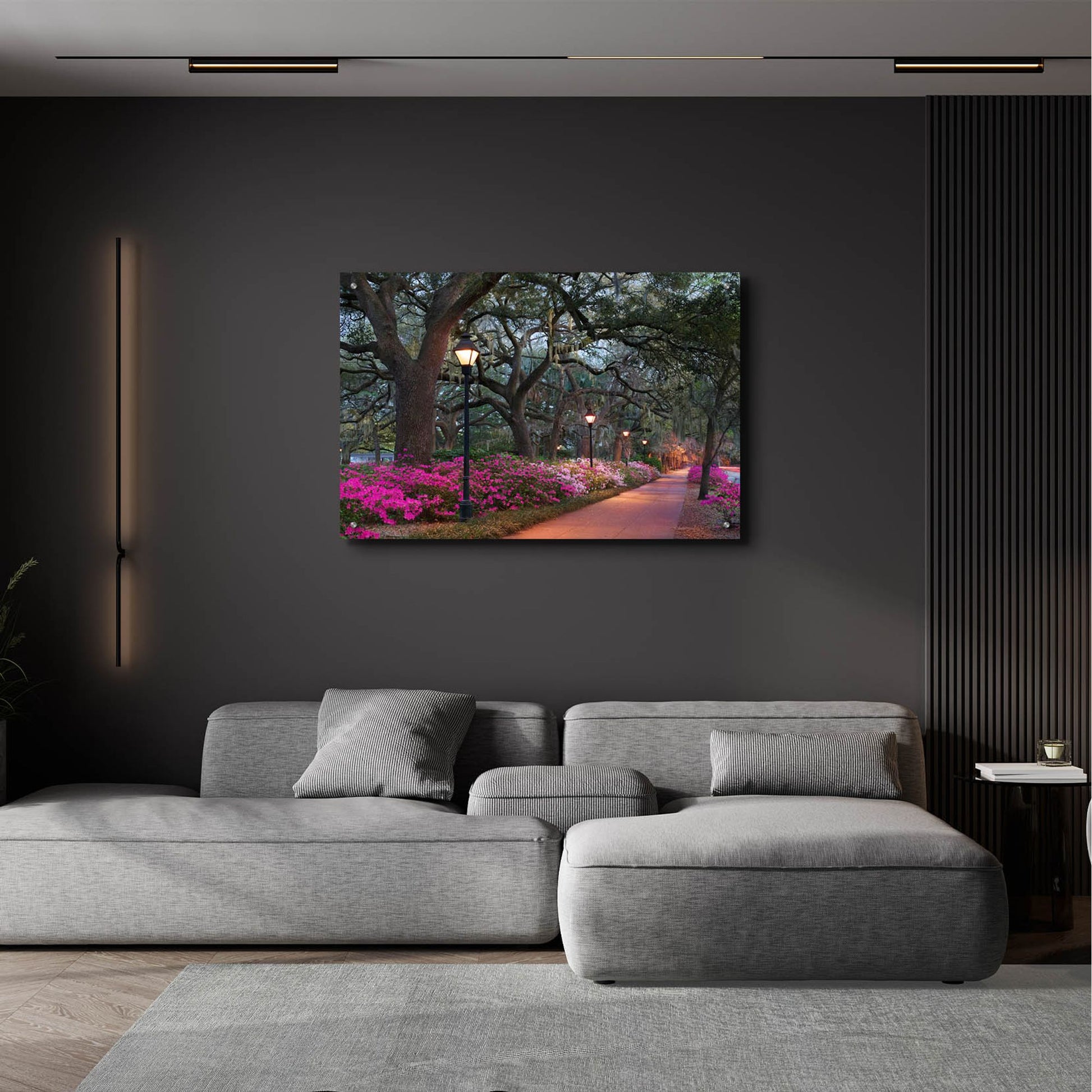 Epic Art 'Forsythe Park' by Winthrope Hiers, Acrylic Glass Wall Art,36x24