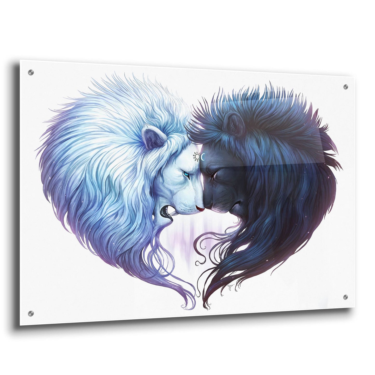 Epic Art 'Brotherhood' by JoJoesArt, Acrylic Glass Wall Art,36x24