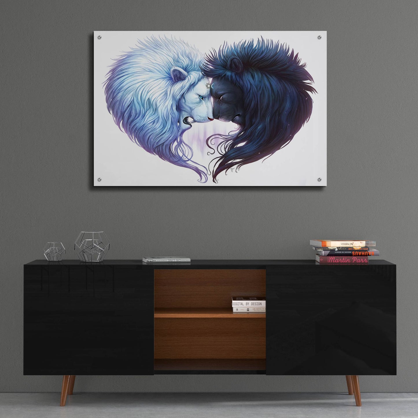 Epic Art 'Brotherhood' by JoJoesArt, Acrylic Glass Wall Art,36x24