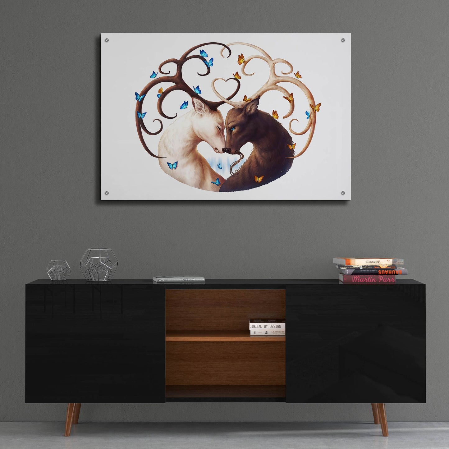 Epic Art 'Circle of Life' by JoJoesArt, Acrylic Glass Wall Art,36x24