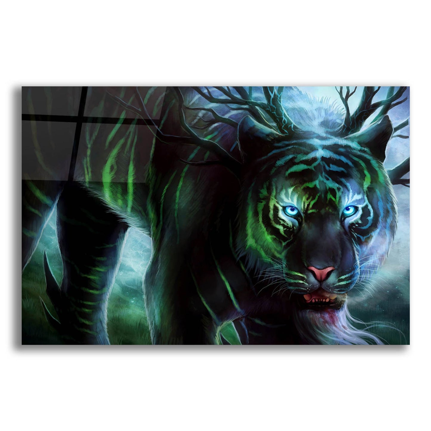 Epic Art 'Cold Stare' by JoJoesArt, Acrylic Glass Wall Art