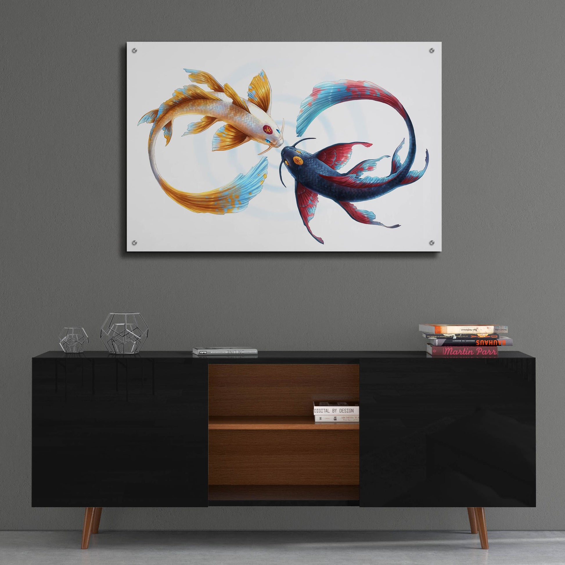 Epic Art 'Eternal Bond' by JoJoesArt, Acrylic Glass Wall Art,36x24