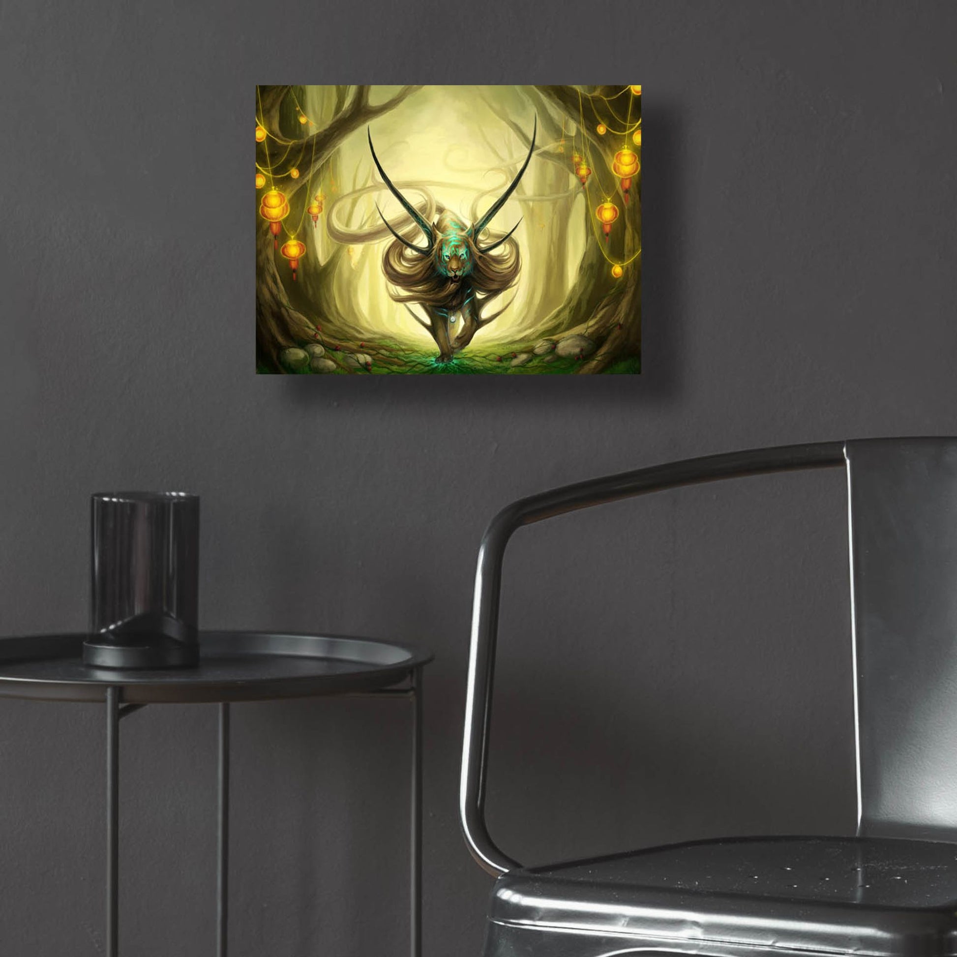 Epic Art 'God of Evanescence' by JoJoesArt, Acrylic Glass Wall Art,16x12