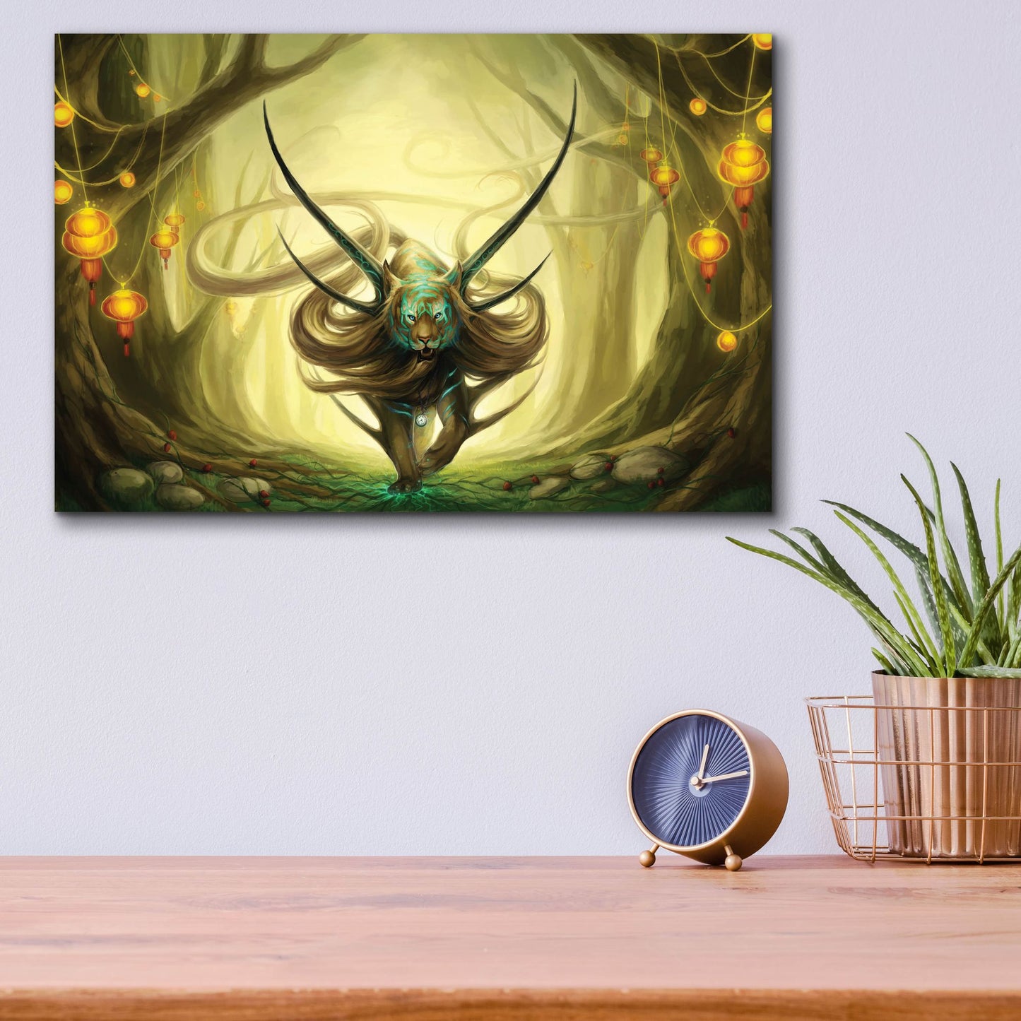 Epic Art 'God of Evanescence' by JoJoesArt, Acrylic Glass Wall Art,16x12