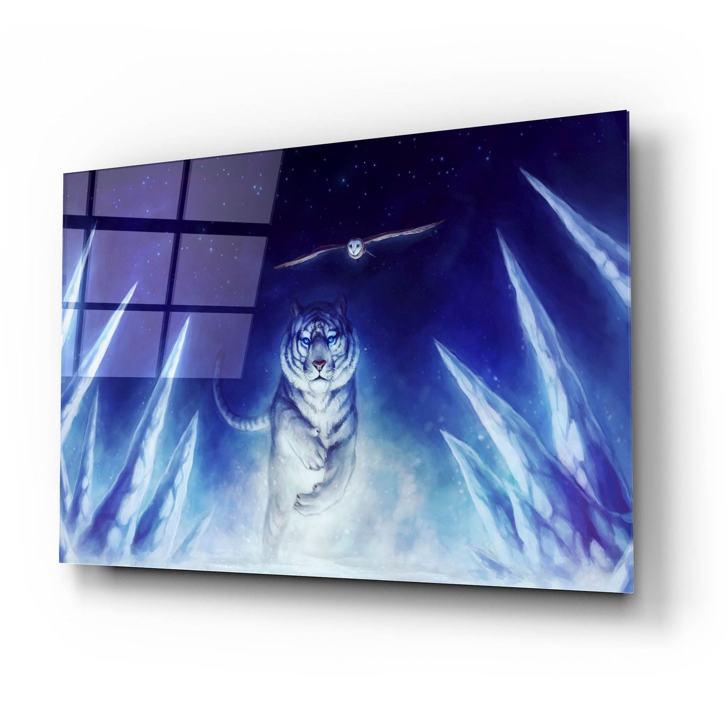 Epic Art 'Precursor' by JoJoesArt, Acrylic Glass Wall Art,24x16