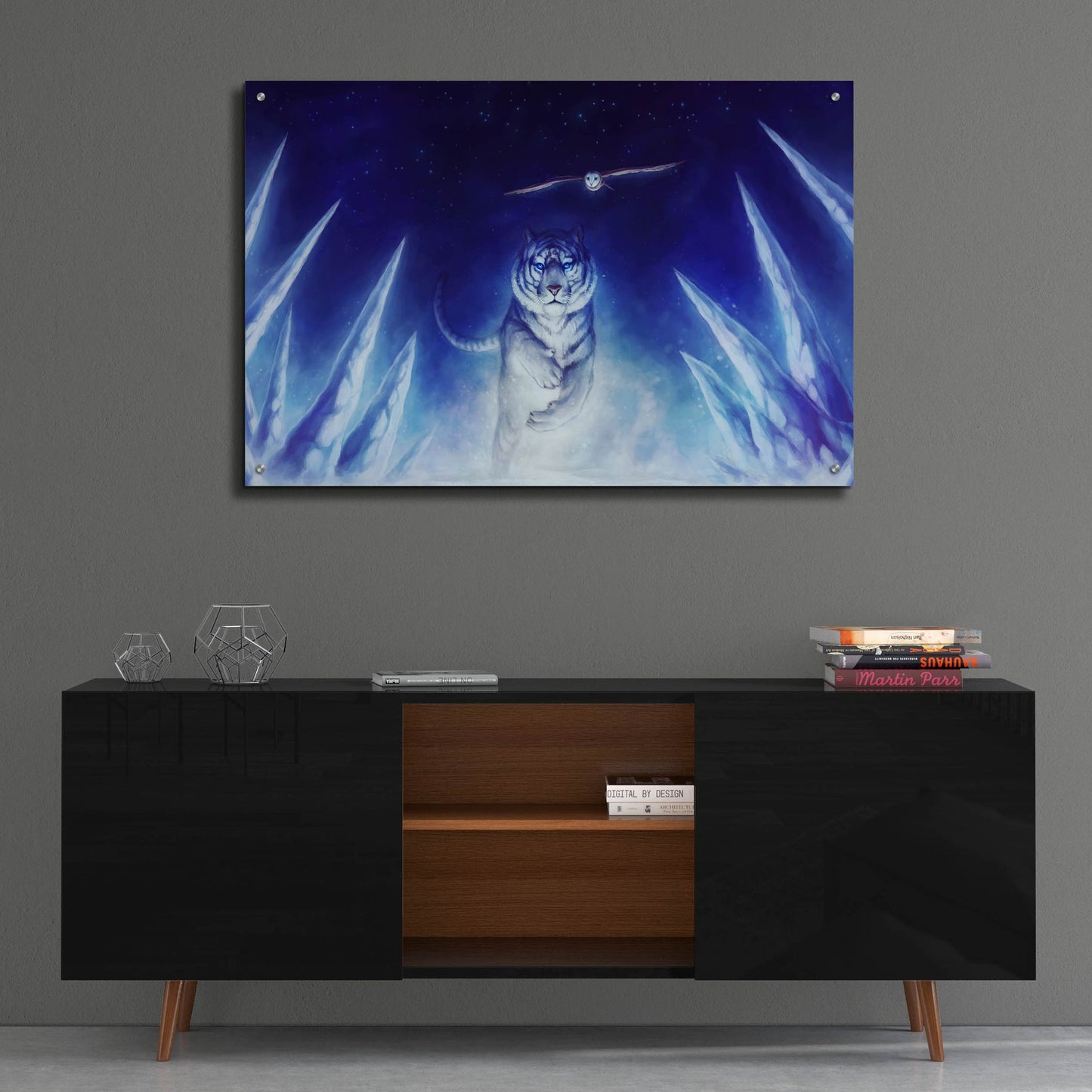 Epic Art 'Precursor' by JoJoesArt, Acrylic Glass Wall Art,36x24