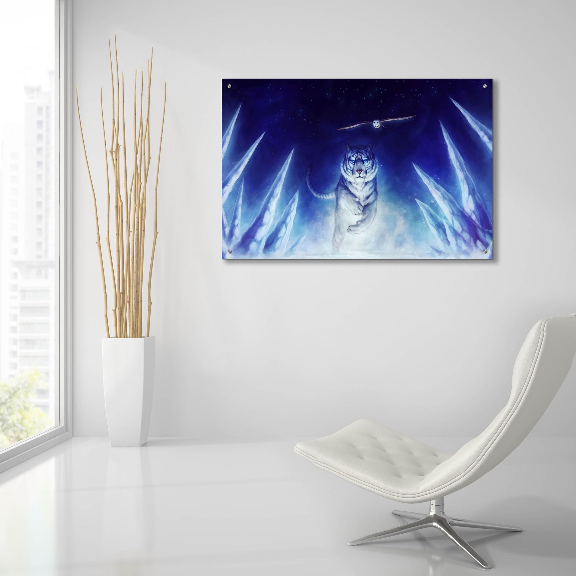 Epic Art 'Precursor' by JoJoesArt, Acrylic Glass Wall Art,36x24