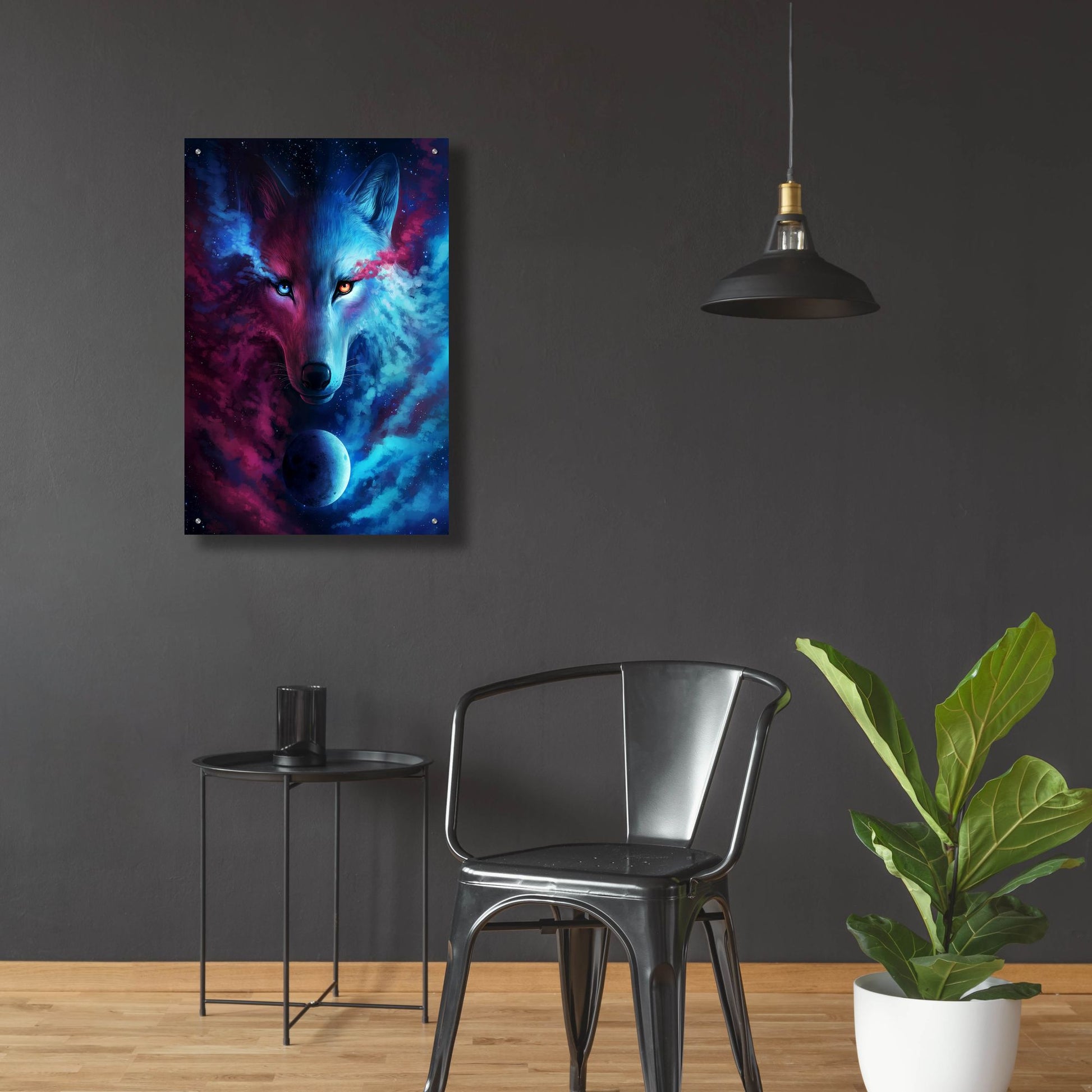 Epic Art 'Where Light and Dark Meet' by JoJoesArt, Acrylic Glass Wall Art,24x36