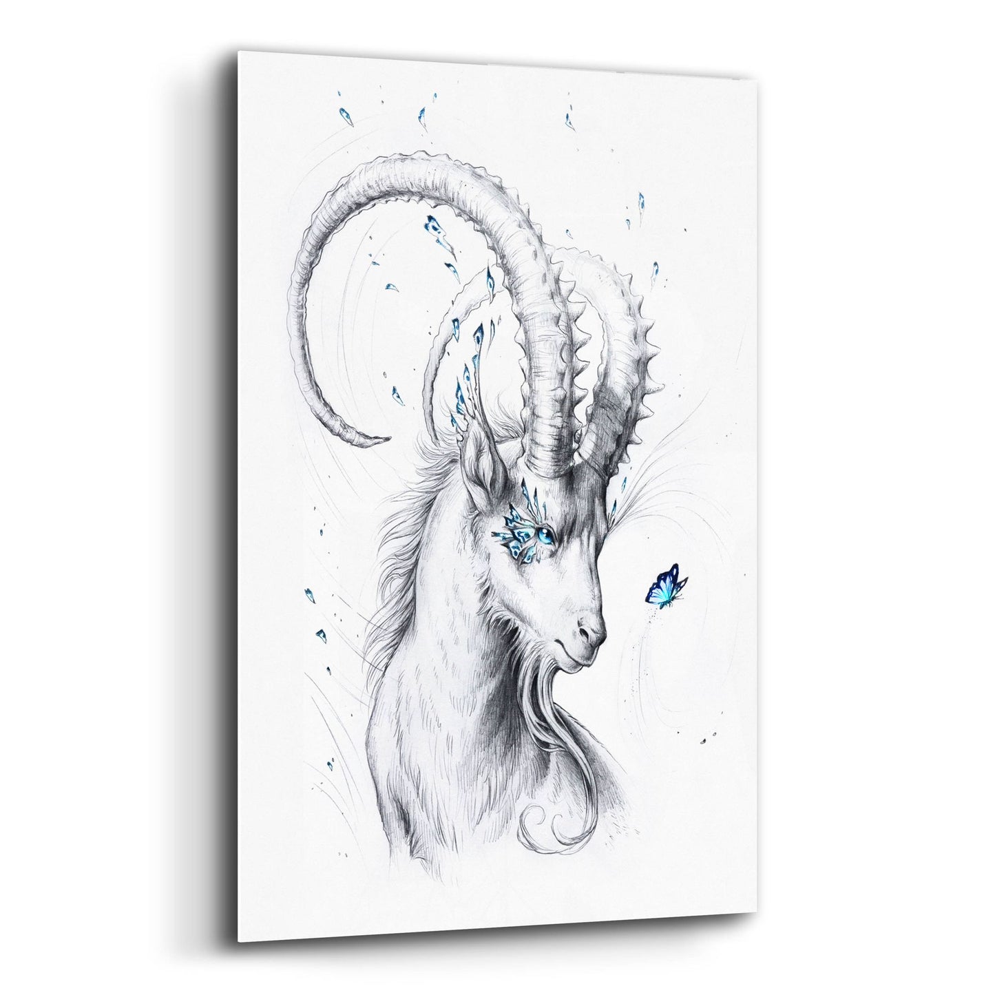 Epic Art 'Capricorn' by JoJoesArt, Acrylic Glass Wall Art,12x16