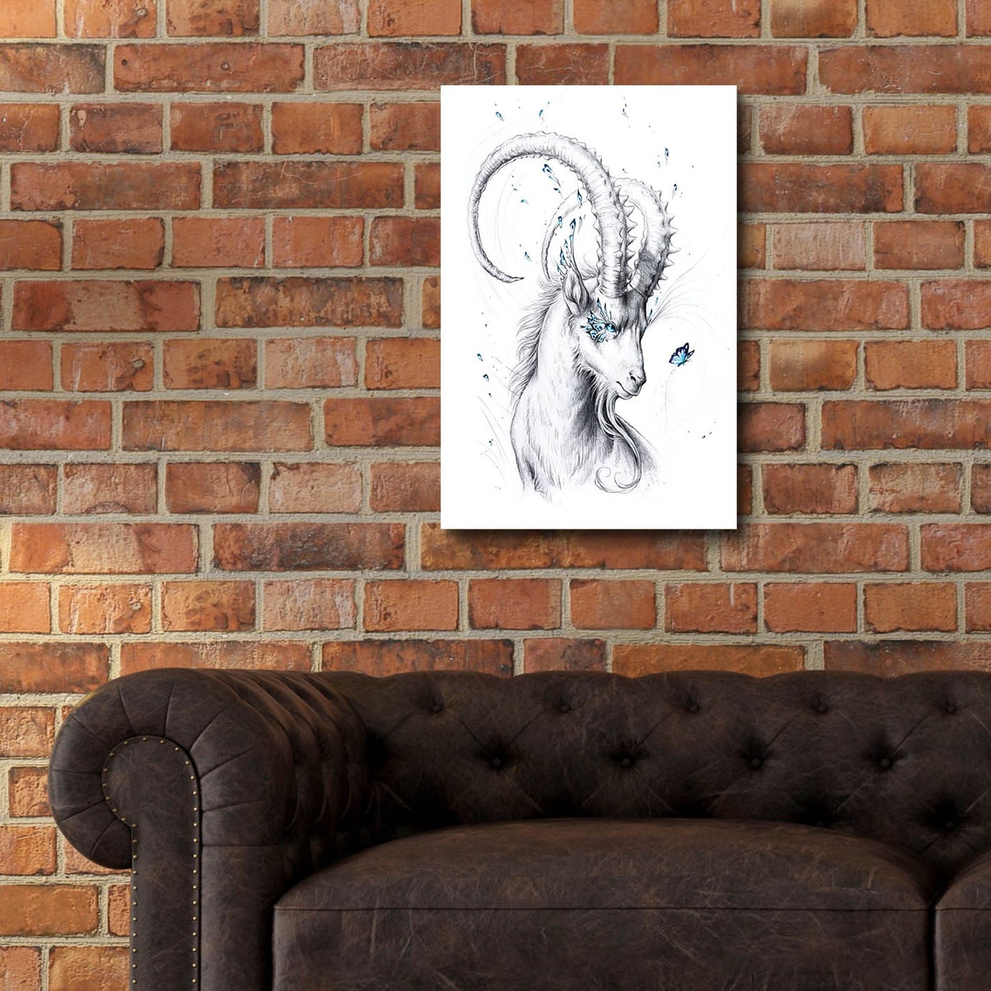 Epic Art 'Capricorn' by JoJoesArt, Acrylic Glass Wall Art,16x24