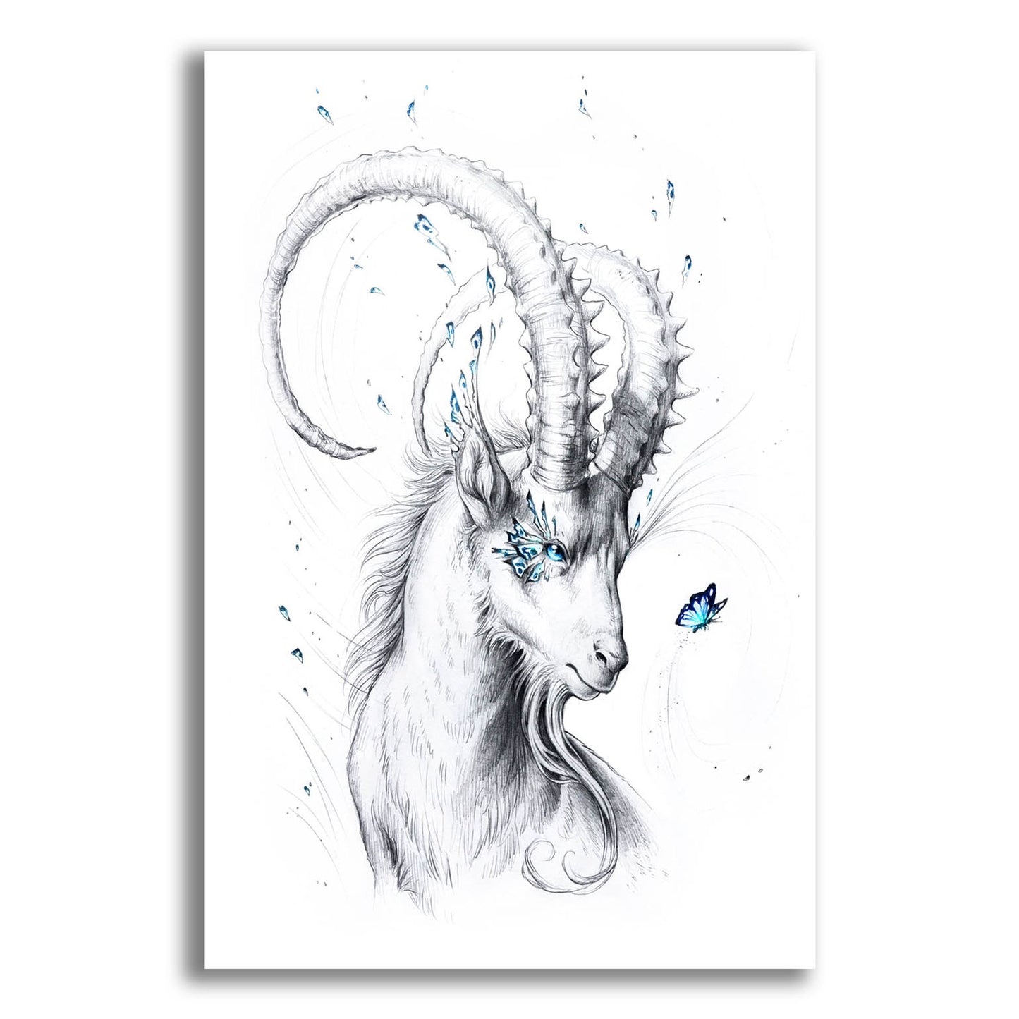 Epic Art 'Capricorn' by JoJoesArt, Acrylic Glass Wall Art,16x24