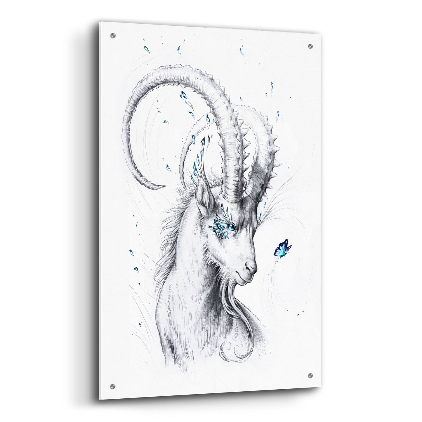 Epic Art 'Capricorn' by JoJoesArt, Acrylic Glass Wall Art,24x36