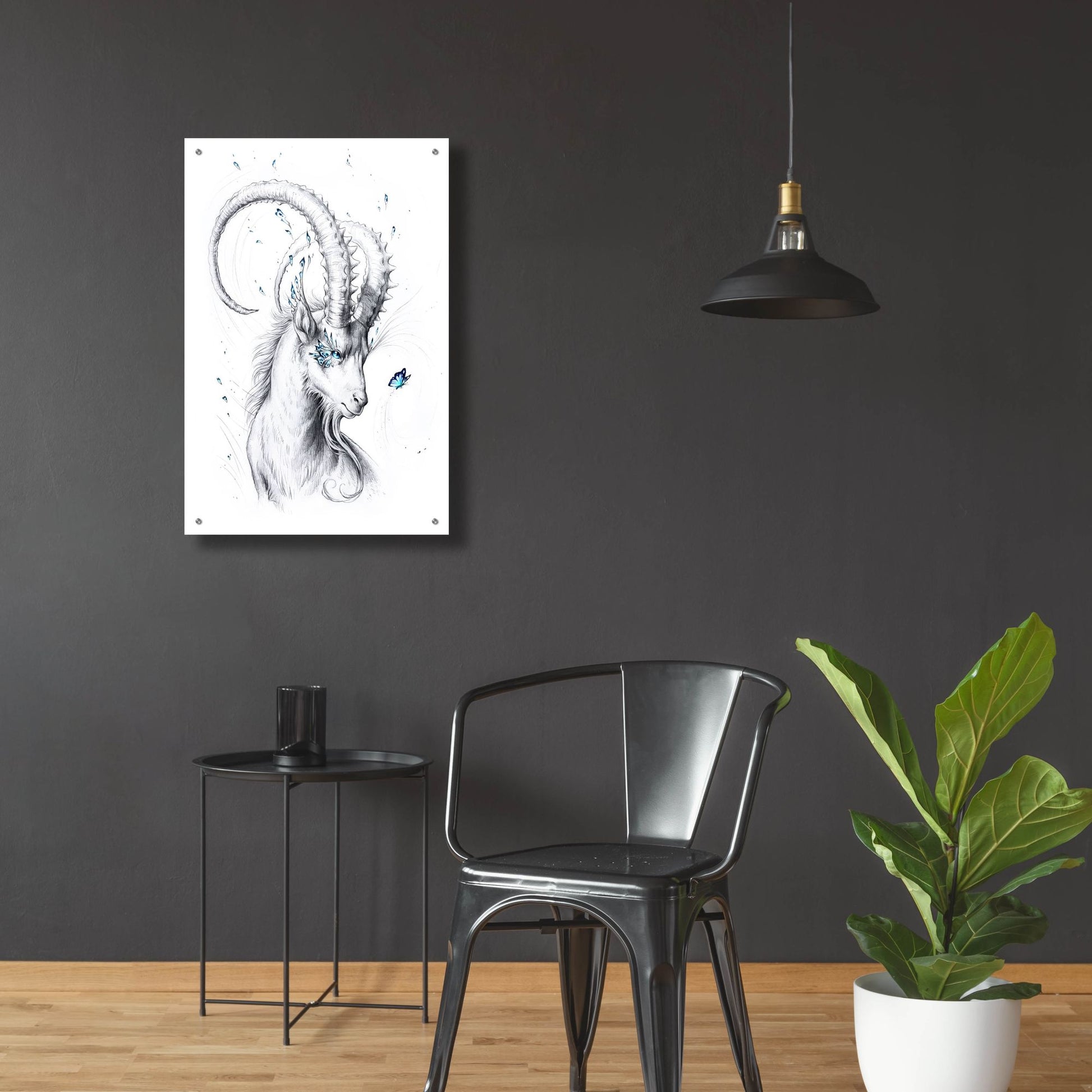 Epic Art 'Capricorn' by JoJoesArt, Acrylic Glass Wall Art,24x36