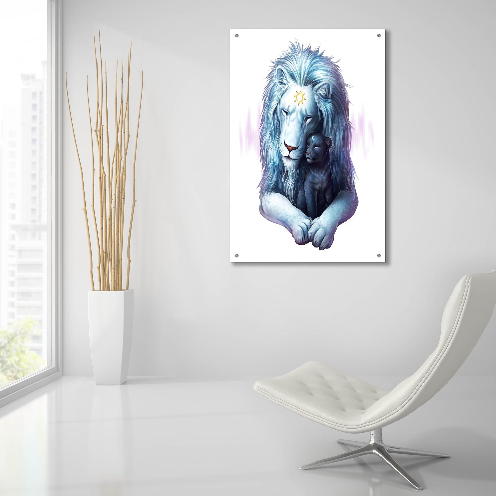 Epic Art 'Child of Light' by JoJoesArt, Acrylic Glass Wall Art,24x36