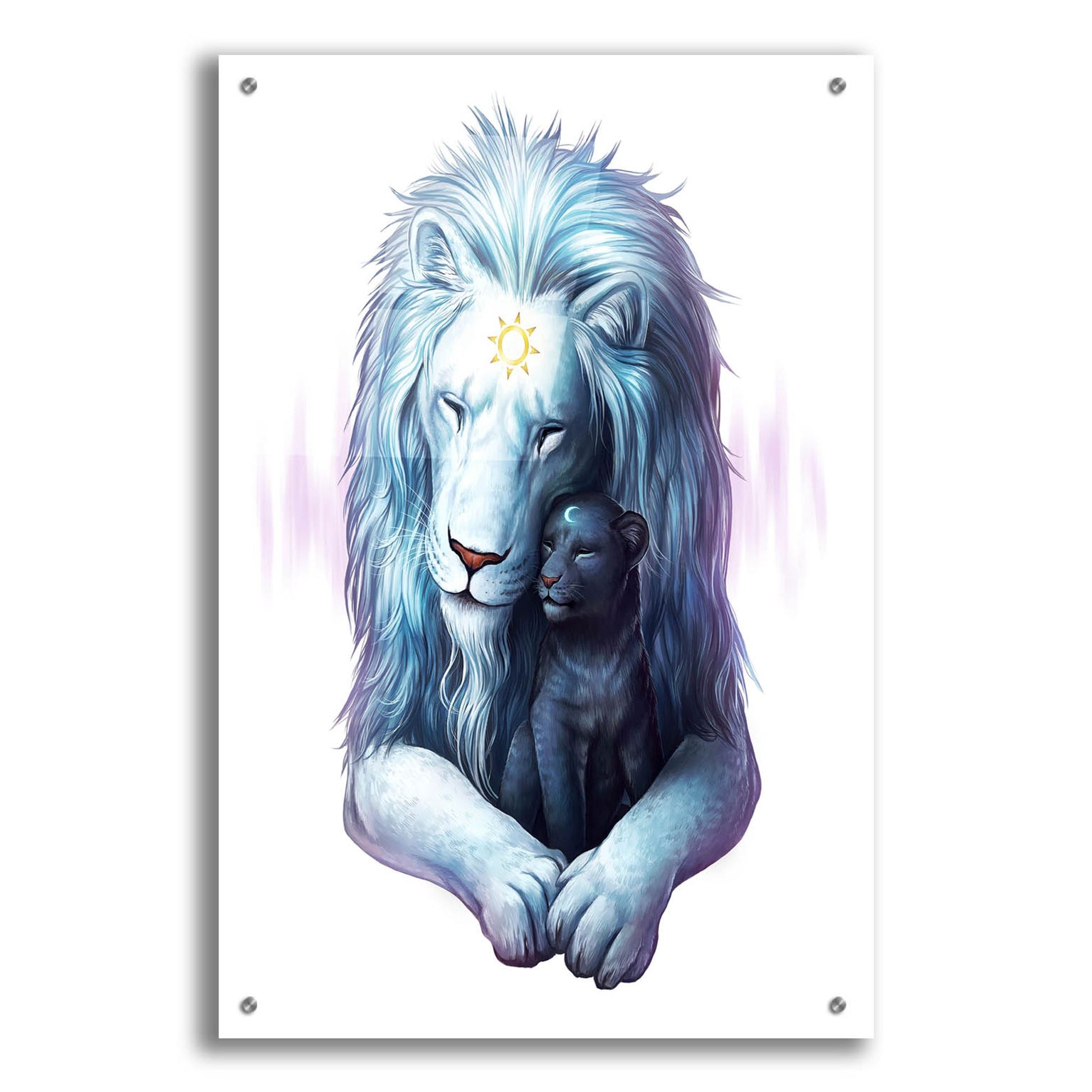 Epic Art 'Child of Light' by JoJoesArt, Acrylic Glass Wall Art,24x36