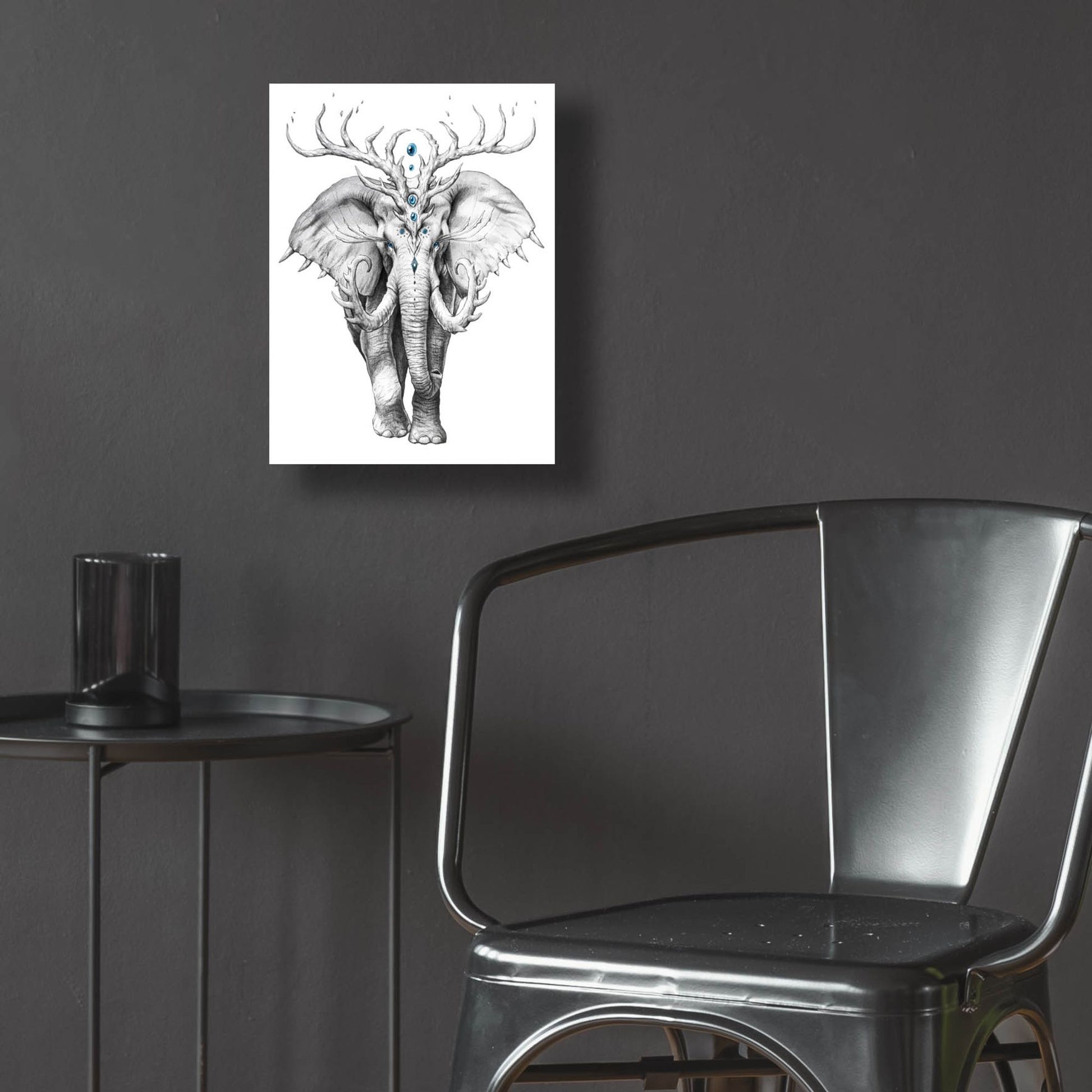 Epic Art 'Elephant Soul' by JoJoesArt, Acrylic Glass Wall Art,12x16