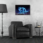 Epic Art 'Ice Fox' by JoJoesArt, Acrylic Glass Wall Art,24x16