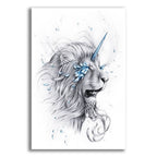 Epic Art 'Lion Soul' by JoJoesArt, Acrylic Glass Wall Art