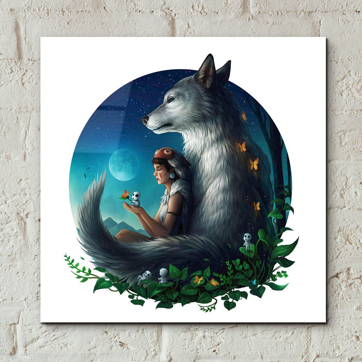 Epic Art 'Mononoke Safe' by JoJoesArt, Acrylic Glass Wall Art,12x12