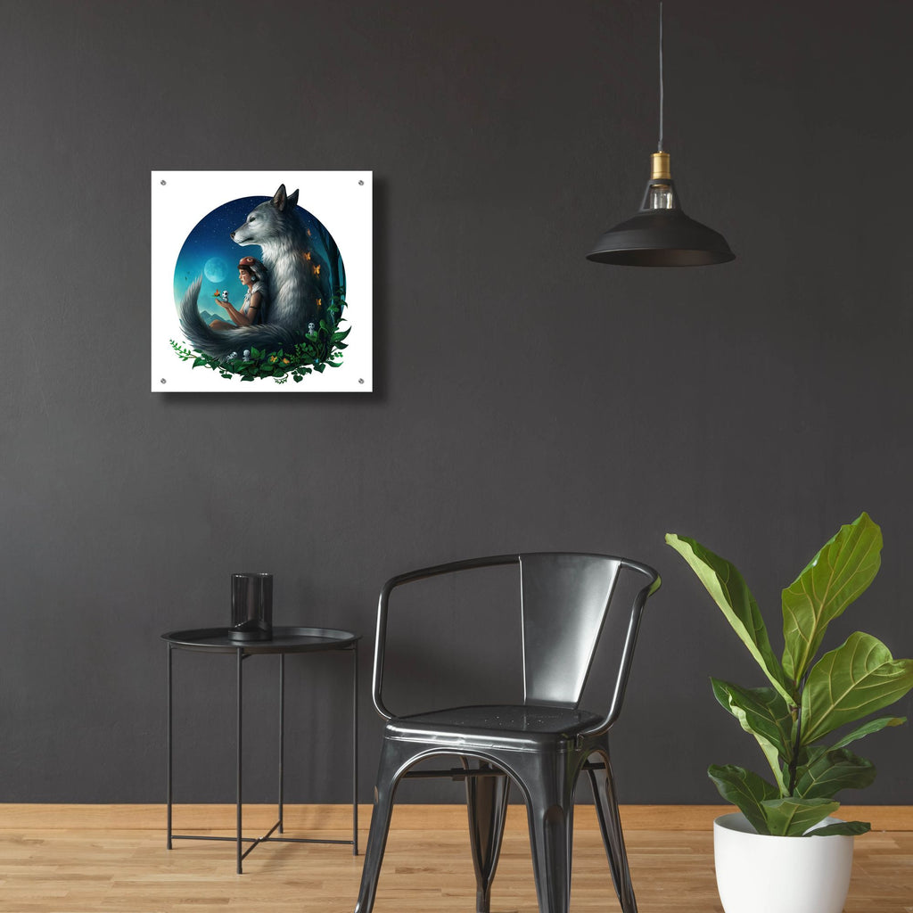 Epic Art 'Mononoke Safe' by JoJoesArt, Acrylic Glass Wall Art,24x24