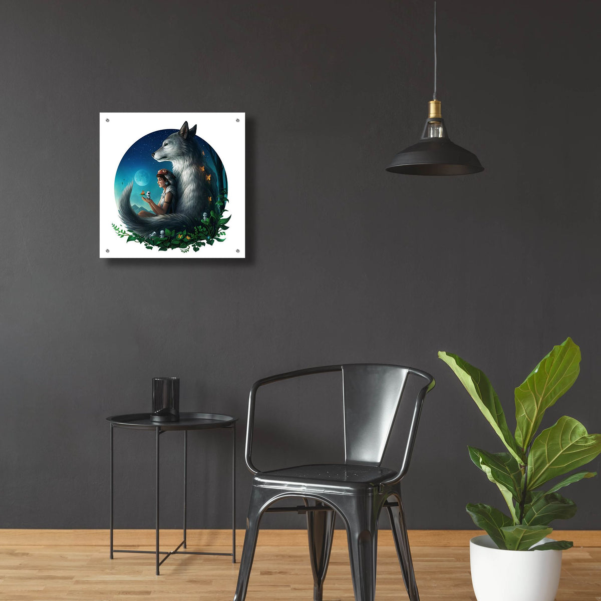 Epic Art 'Mononoke Safe' by JoJoesArt, Acrylic Glass Wall Art,24x24