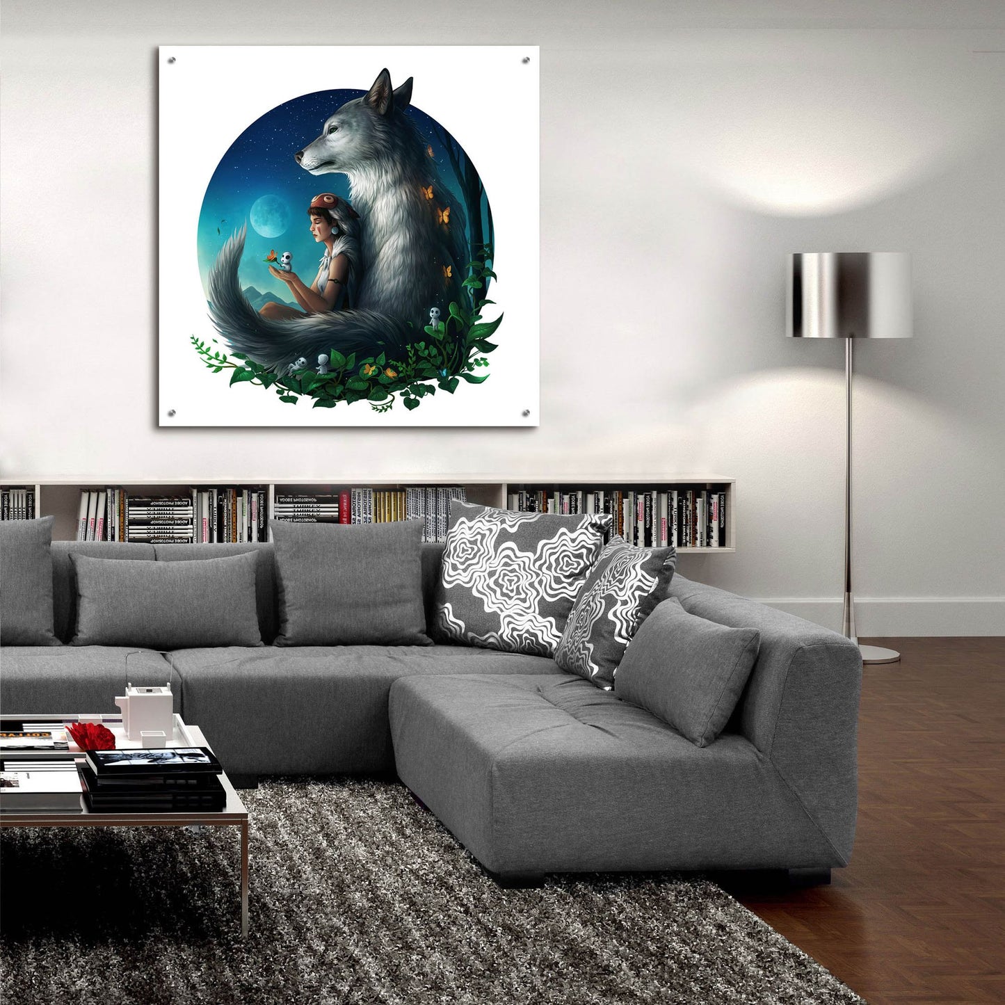Epic Art 'Mononoke Safe' by JoJoesArt, Acrylic Glass Wall Art,36x36