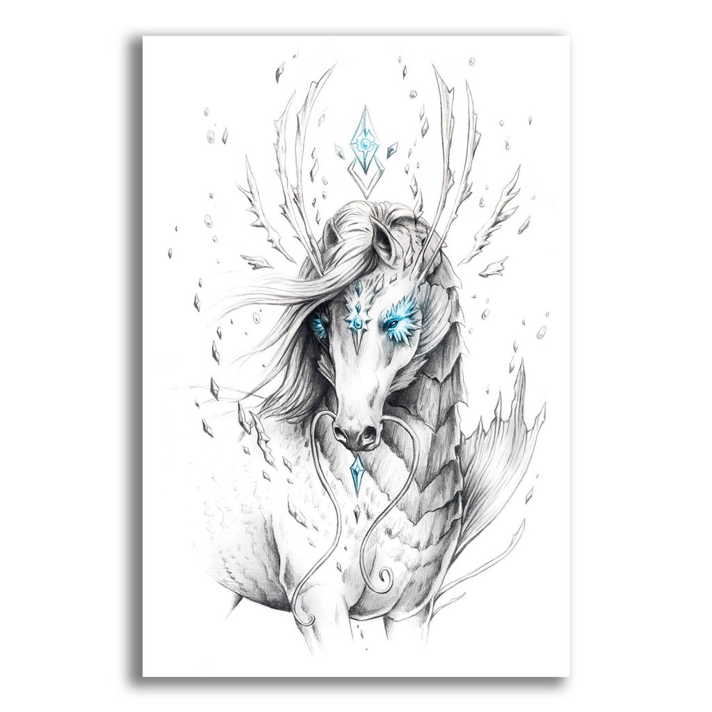 Epic Art 'Sea Horse' by JoJoesArt, Acrylic Glass Wall Art