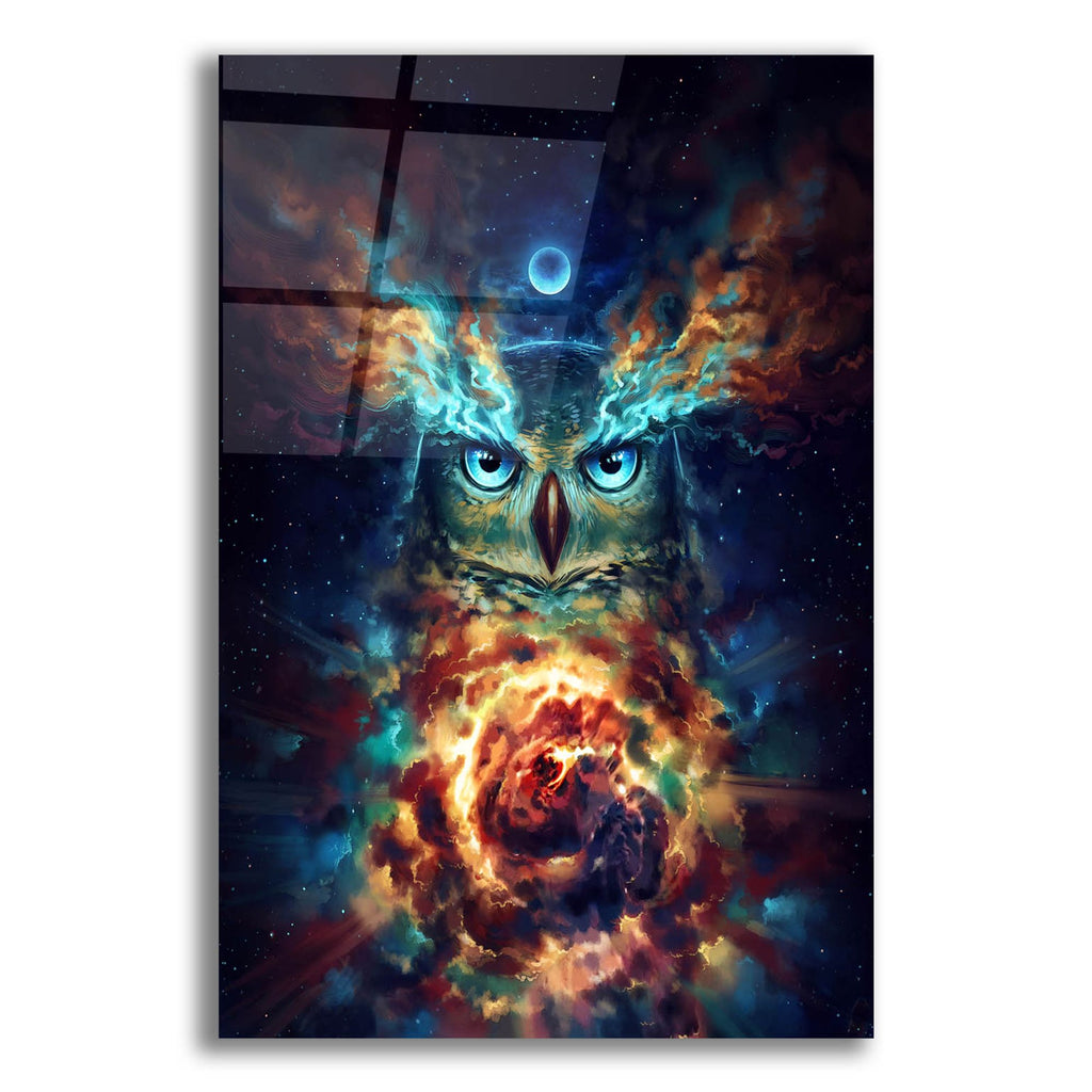 Epic Art 'Aurowla' by JoJoesArt, Acrylic Glass Wall Art