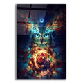 Epic Art 'Aurowla' by JoJoesArt, Acrylic Glass Wall Art