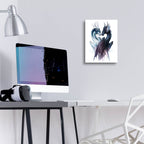 Epic Art 'Yin Yang Dragons' by JoJoesArt, Acrylic Glass Wall Art,12x16