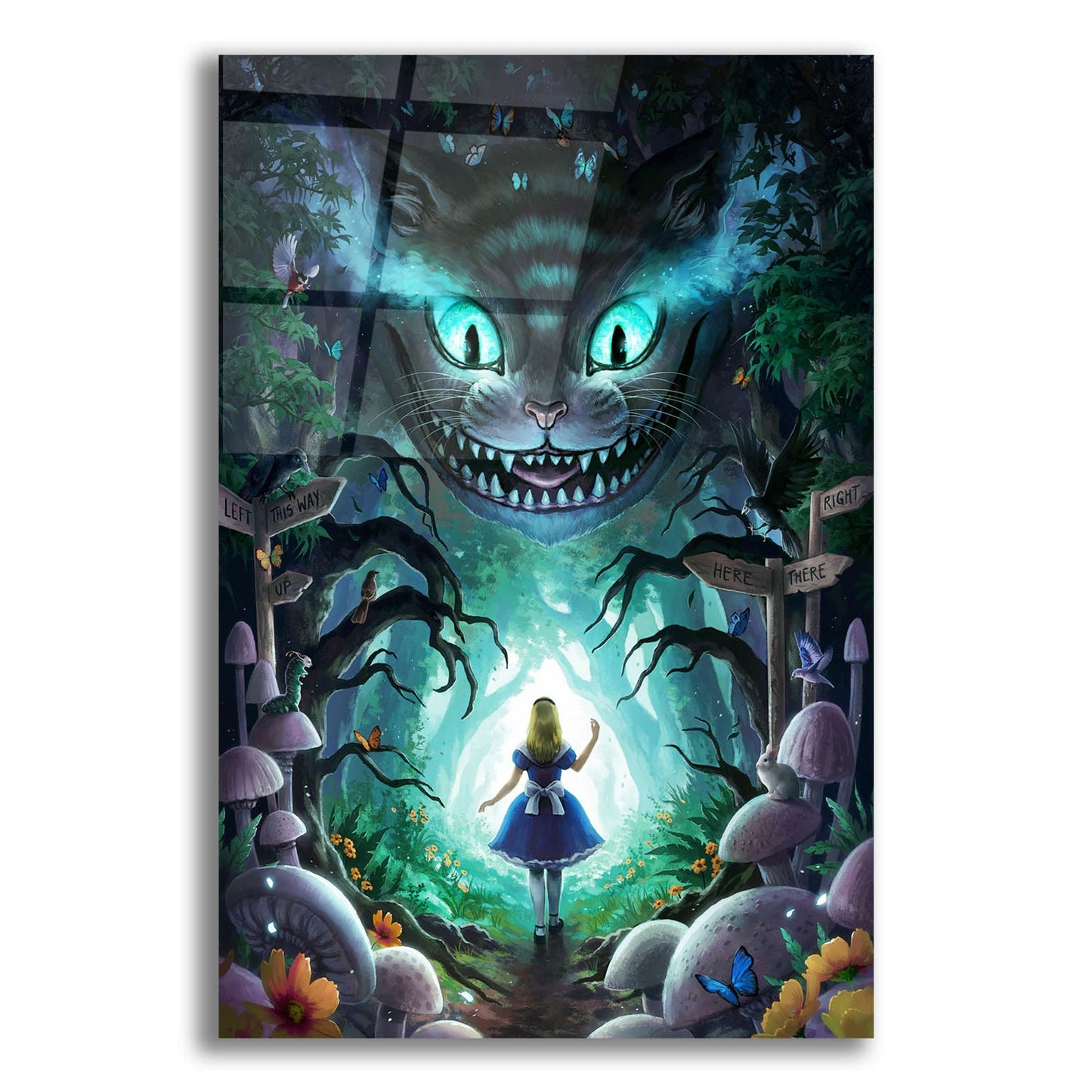 Epic Art 'Alice' by JoJoesArt, Acrylic Glass Wall Art,12x16