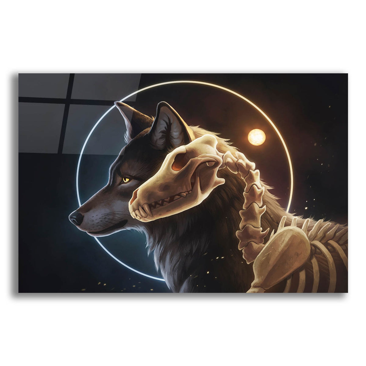 Epic Art 'I Am Light' by JoJoesArt, Acrylic Glass Wall Art