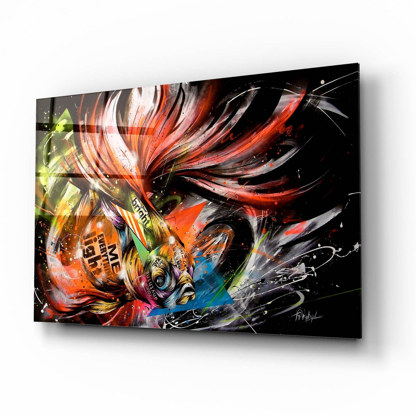 Epic Art 'Hikari To Kage' by Taka Sudo, Acrylic Glass Wall Art,16x12