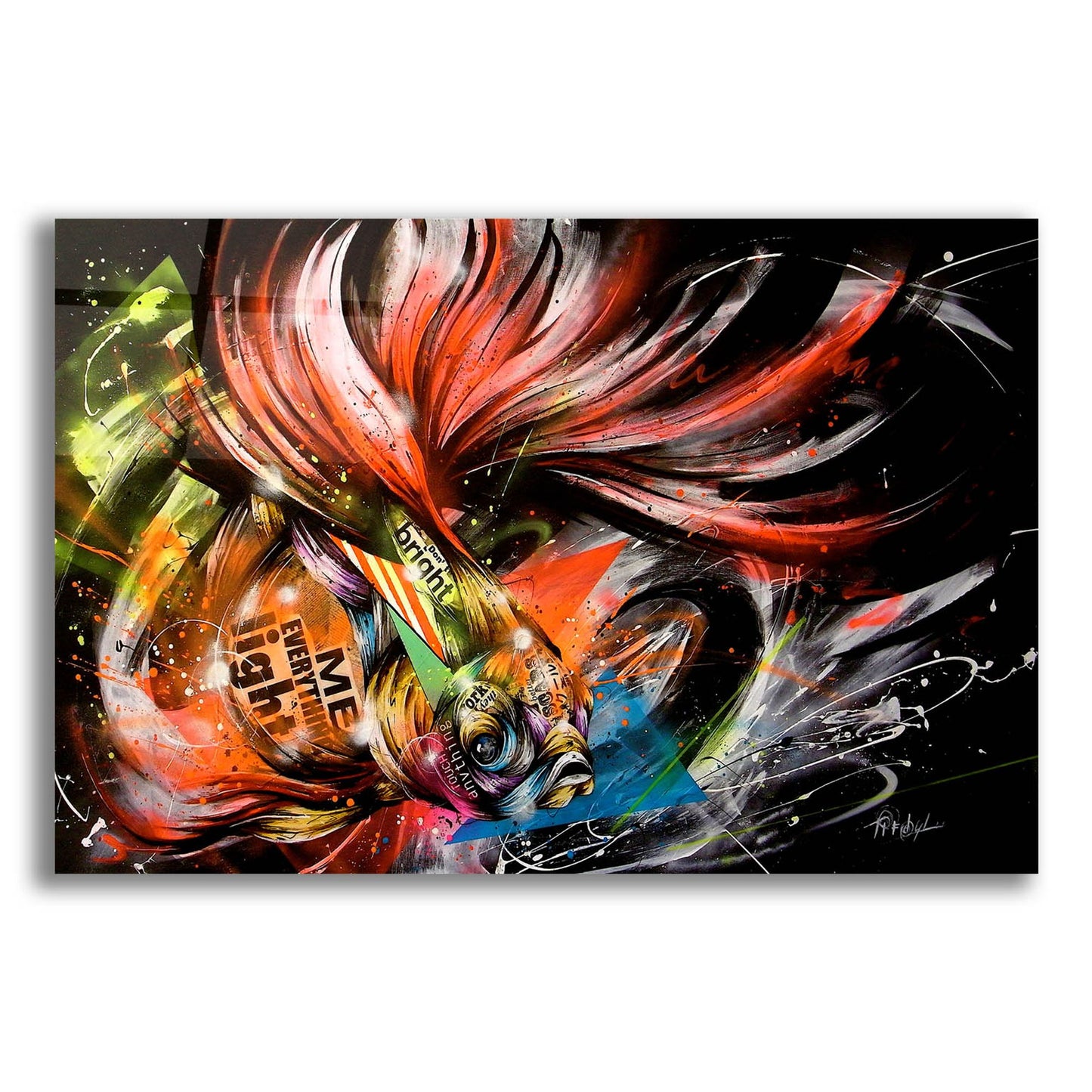 Epic Art 'Hikari To Kage' by Taka Sudo, Acrylic Glass Wall Art,16x12