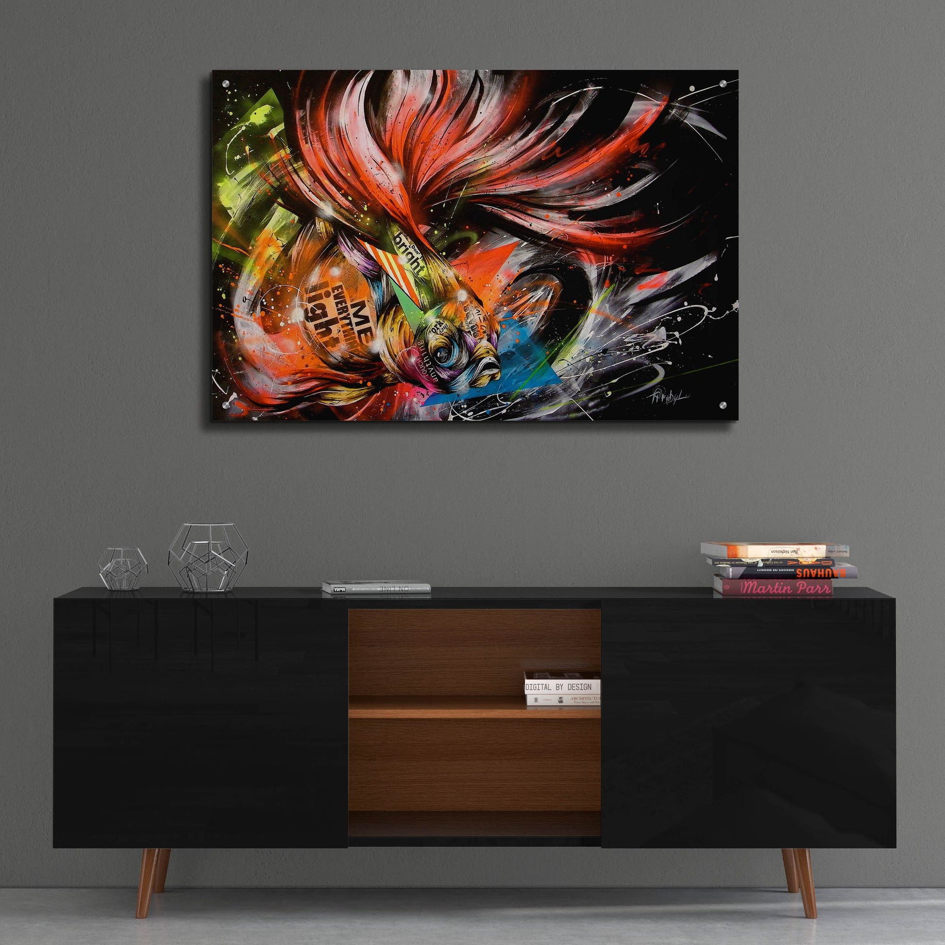 Epic Art 'Hikari To Kage' by Taka Sudo, Acrylic Glass Wall Art,36x24