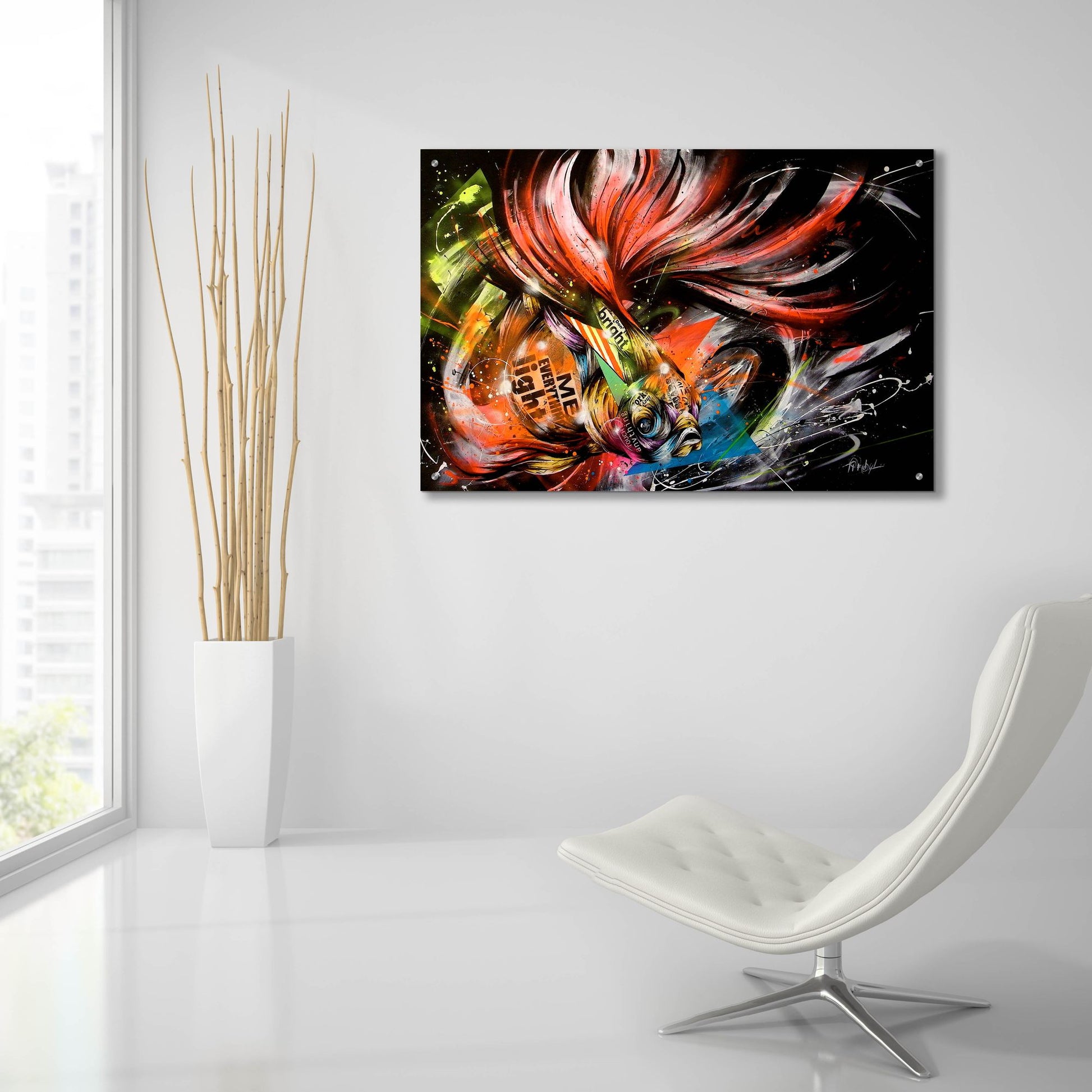 Epic Art 'Hikari To Kage' by Taka Sudo, Acrylic Glass Wall Art,36x24