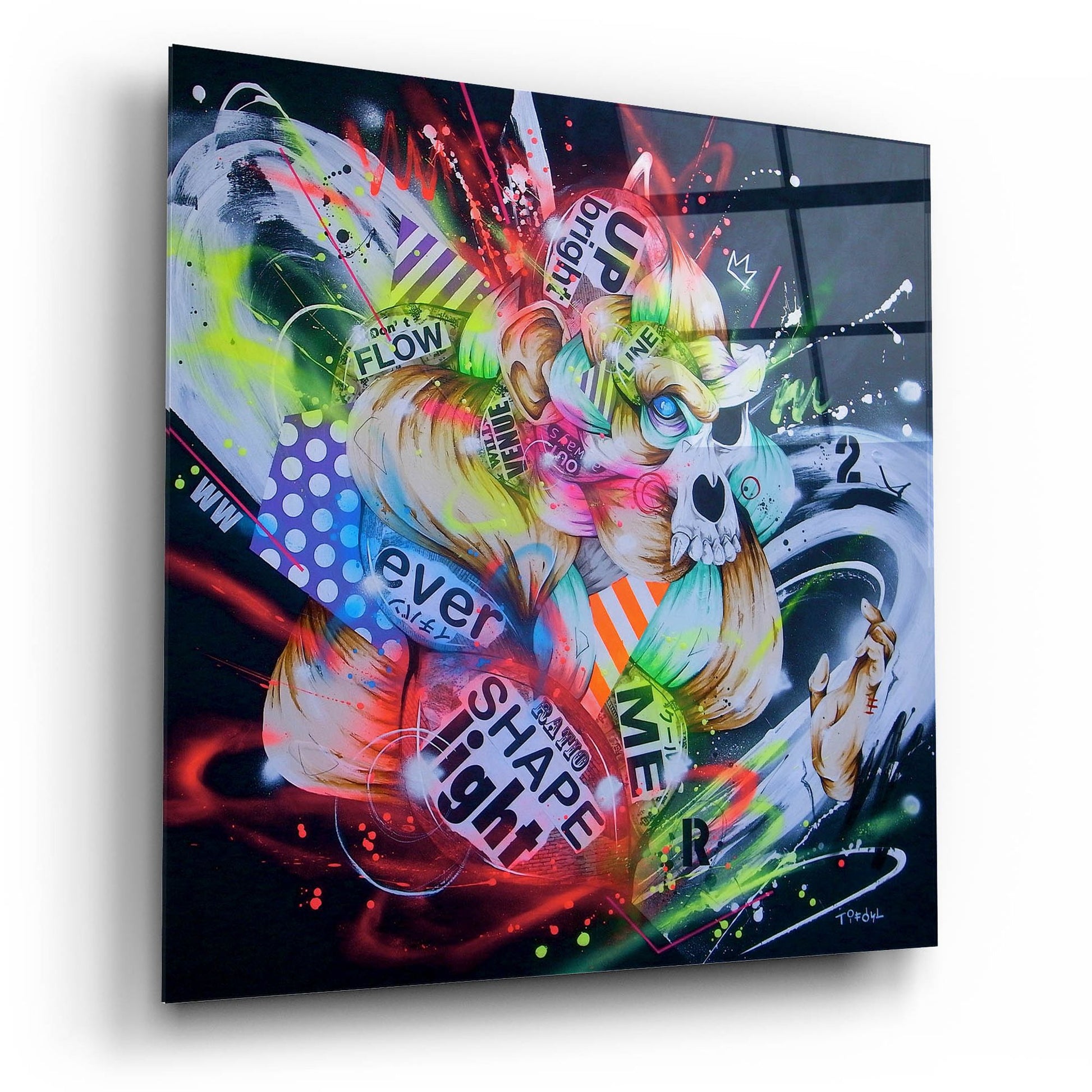 Epic Art 'Metamorphose' by Taka Sudo, Acrylic Glass Wall Art,12x12