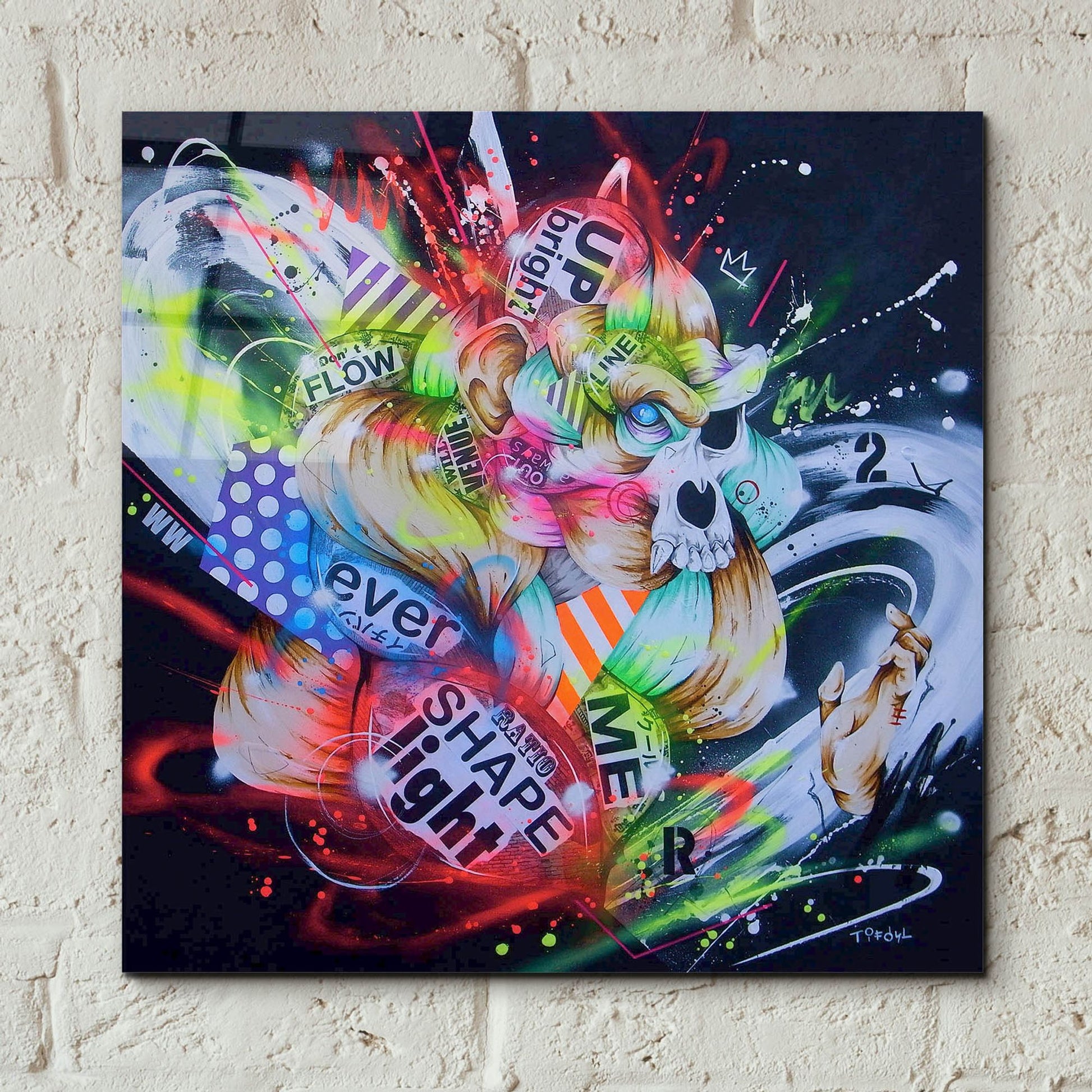 Epic Art 'Metamorphose' by Taka Sudo, Acrylic Glass Wall Art,12x12