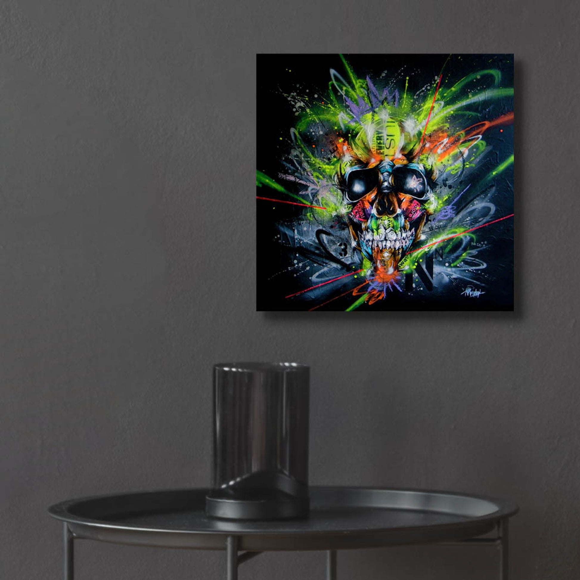 Epic Art 'Neon' by Taka Sudo, Acrylic Glass Wall Art,12x12