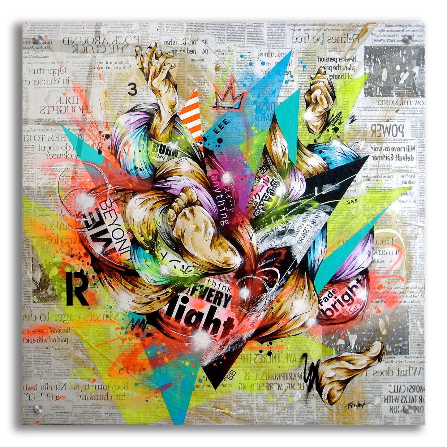 Epic Art 'Pleasant' by Taka Sudo, Acrylic Glass Wall Art,24x24