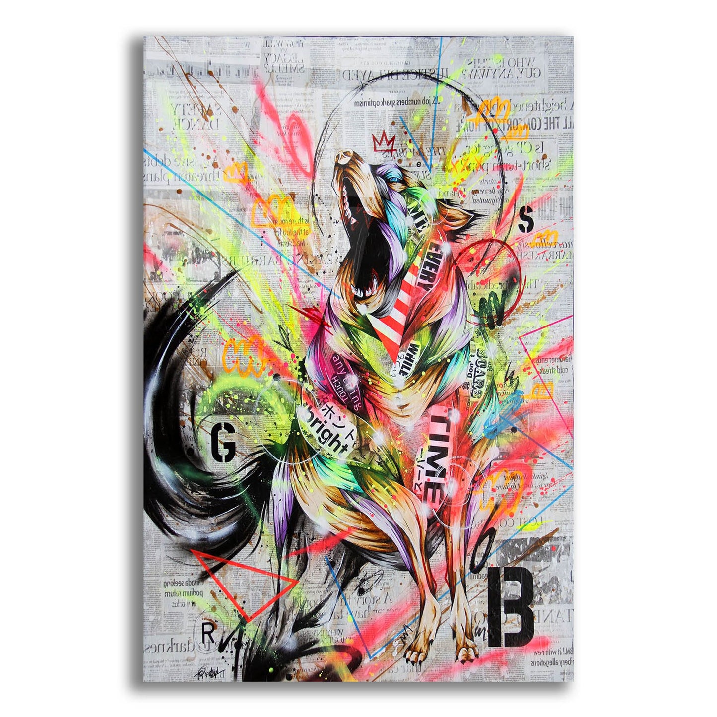 Epic Art 'Rebel' by Taka Sudo, Acrylic Glass Wall Art,12x16