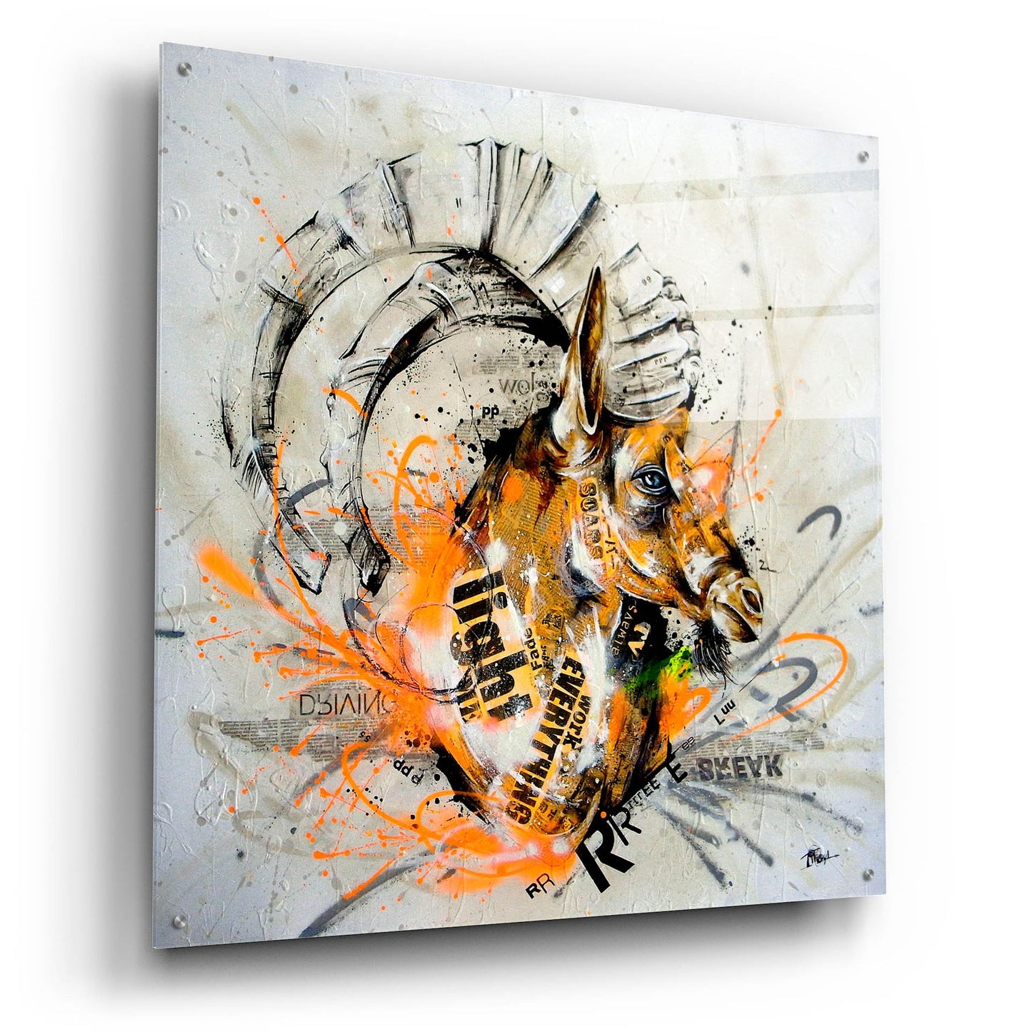 Epic Art 'Reel Up' by Taka Sudo, Acrylic Glass Wall Art,36x36