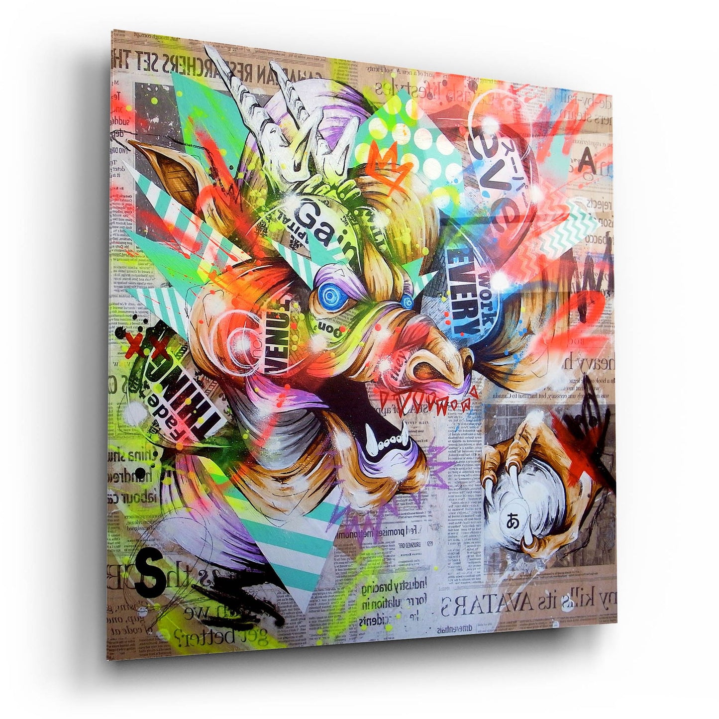 Epic Art 'Seiryu' by Taka Sudo, Acrylic Glass Wall Art,12x12